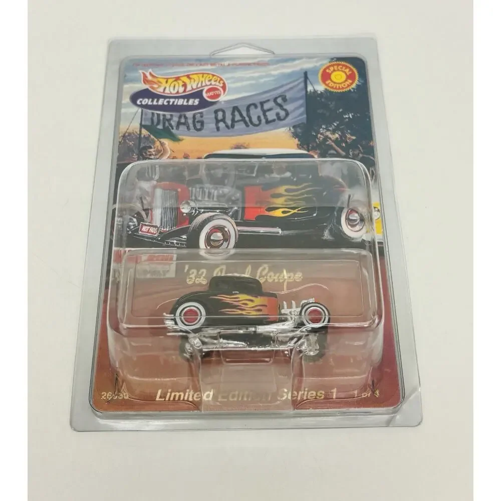 Hot Wheels Collectibles '32 Ford Coupe Drag Races Special Edition w/ Protector